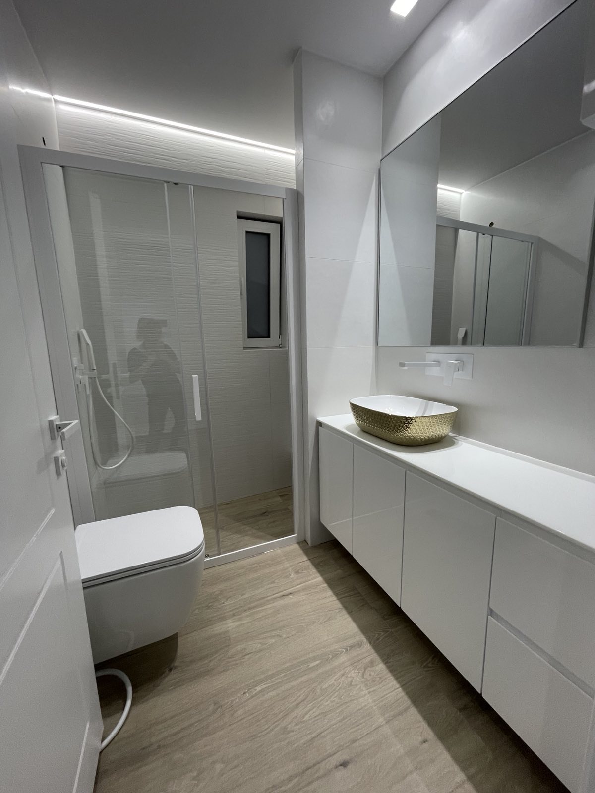All-White Bathroom
