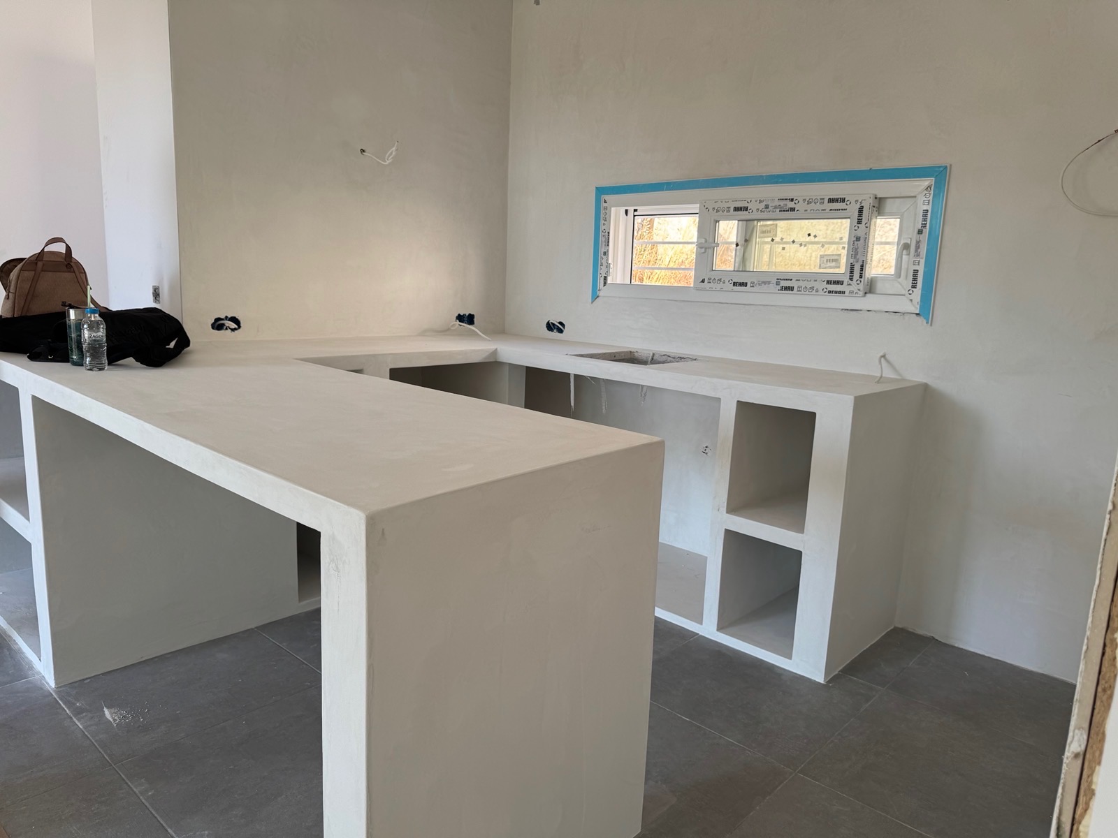 Concrete Kitchen In Progress