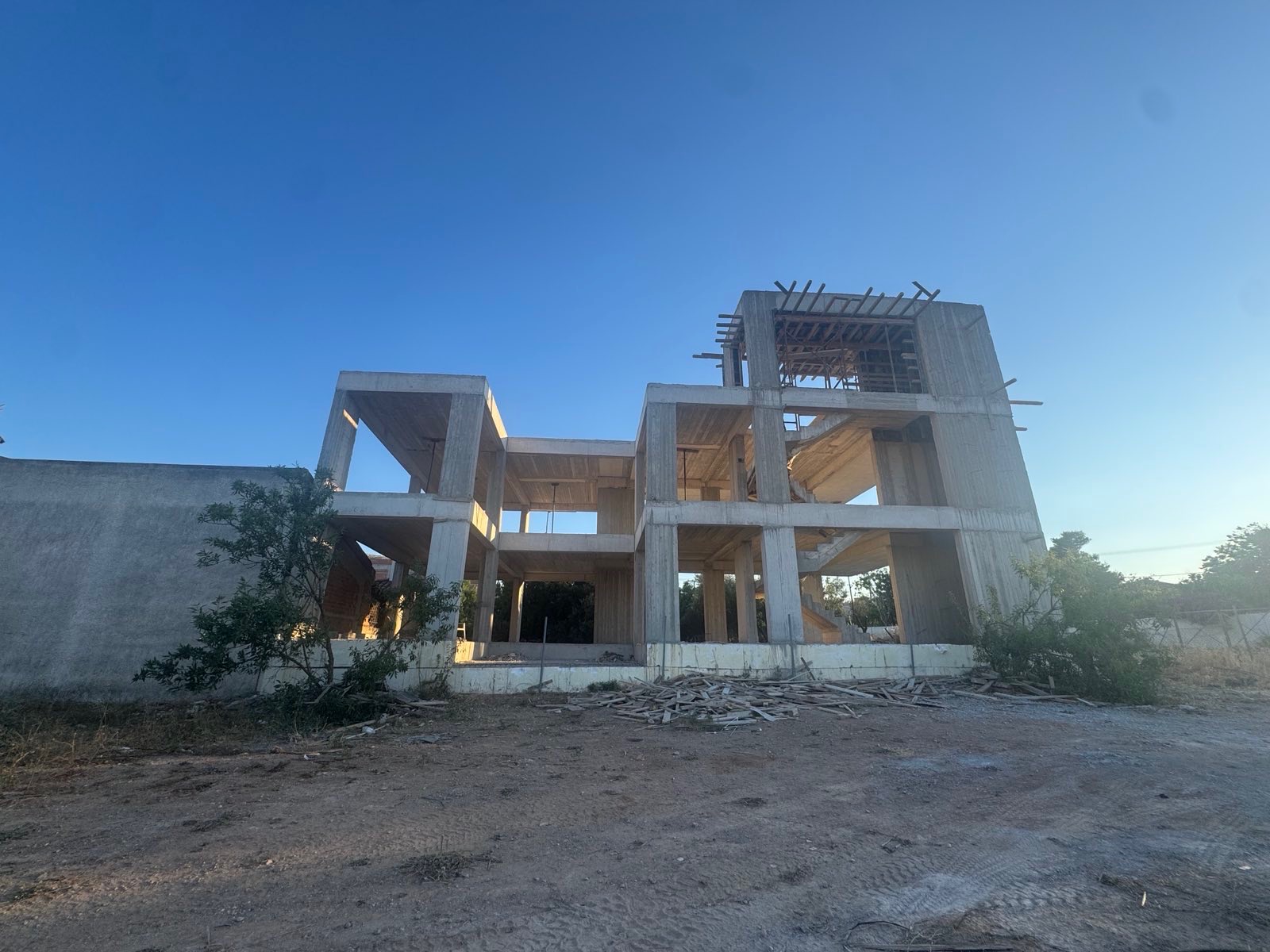 Concrete Skeleton Frame