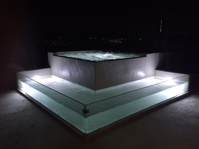 Illuminated Pool Detail