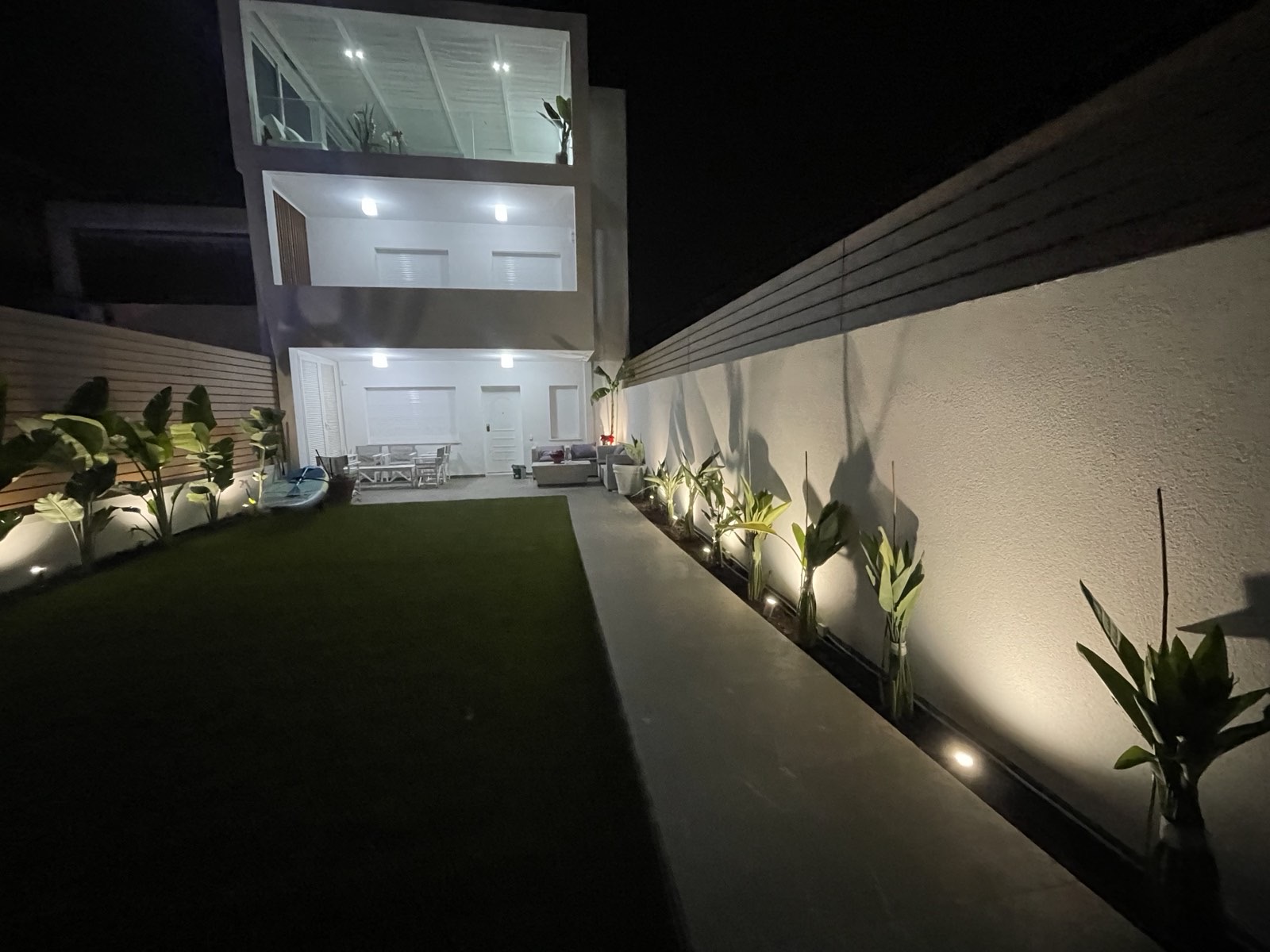 Garden Façade by Night