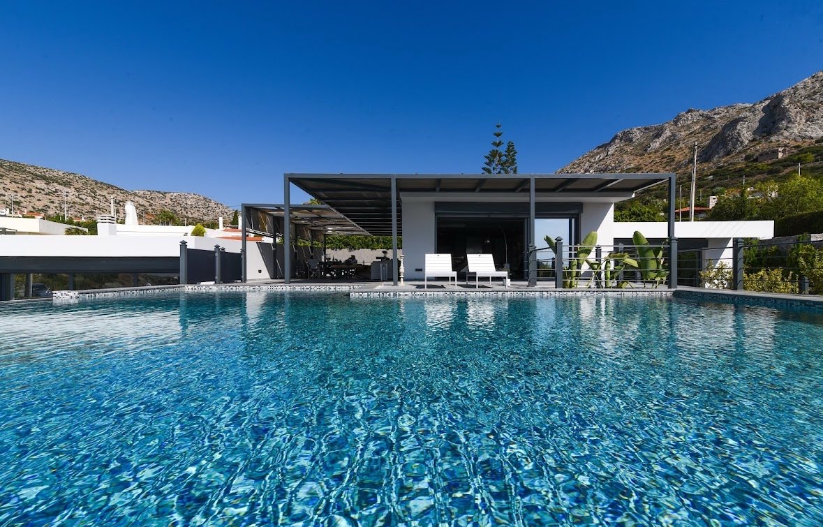 Infinity Pool with Pergola