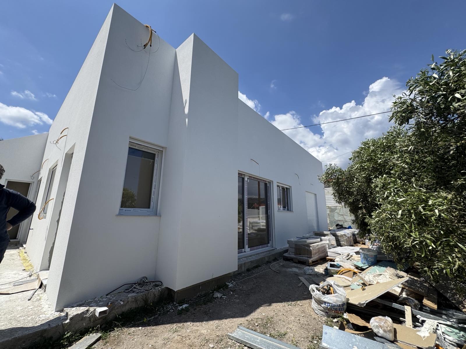 White Villa Facade
